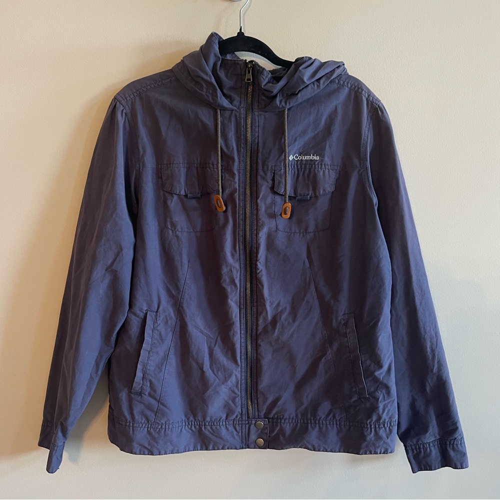 Columbia Navy Blue Womens Rain Jacket 💙